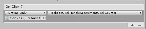 Hook up the method in the click handler